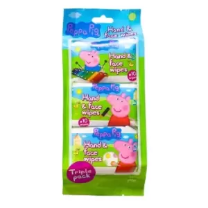 image of Jellyworks Peppa Pig Hand & Face Wet Wipes Multipack