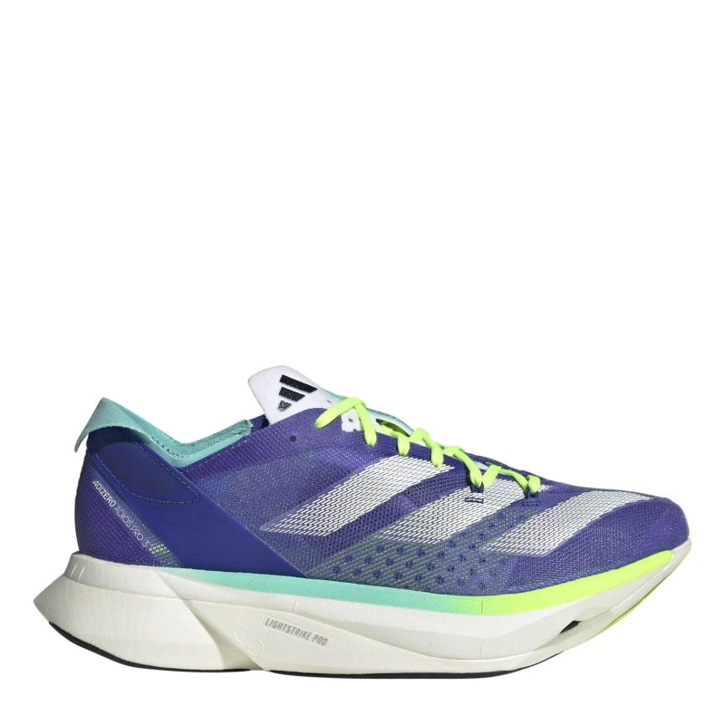 Image of adidas Womens Adizero Adios Pro Fast Neutral Road Running Shoes Cobalt Blue female 3.5 (36)