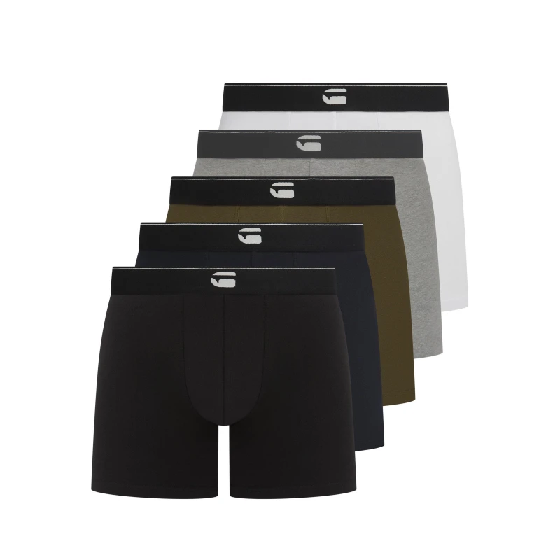 Image of G Star Mens Summit Track Boxers Bl/Gr/Wh/Ol/Nv male Large
