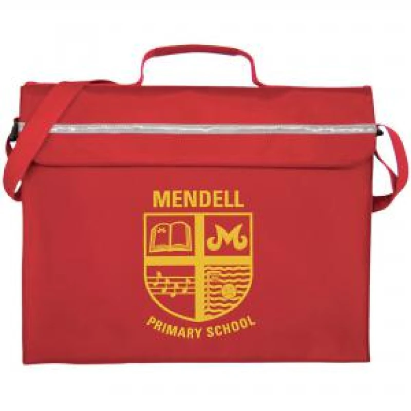 Image of Primo Unprinted Book Bag Red
