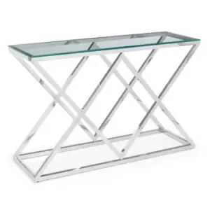 Image of Julian Bowen Biarritz X Frame Console Table