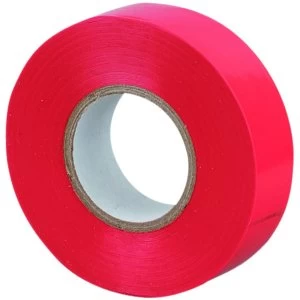 Image of Wickes Electrical Insulation Tape 20m Red Pack of 10