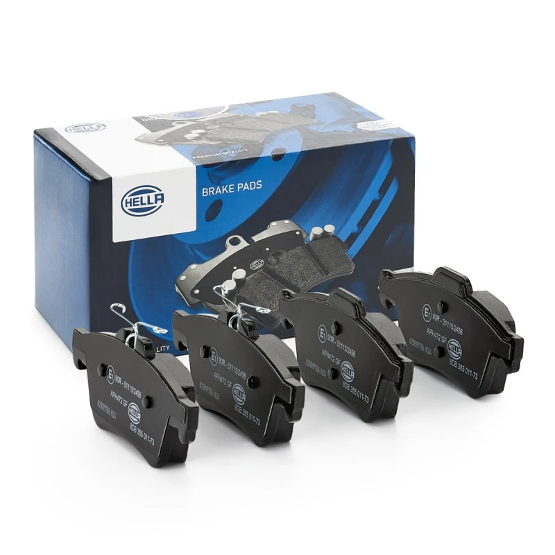 Image of HELLA Brake pad set HELLA 8DB 355 011-731