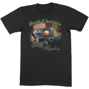 Image of Good Charlotte - Young & Hopeless Unisex Large T-Shirt - Black