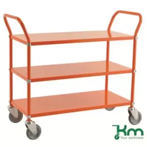 Image of Slingsby Konga Three Tier Trolley - Orange