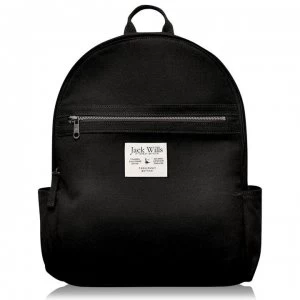 image of Jack Wills Portbury Backpack - Black