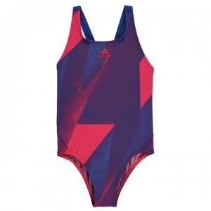 Image of adidas Girls Tkysuit Swimsuit - Power Pink
