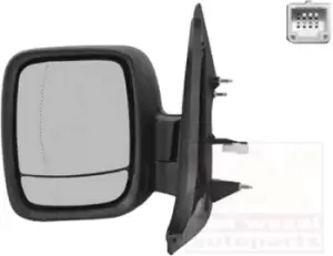 Image of VAN WEZEL Wing mirror * HAGUS * 3891807 Outside mirror,Side mirror OPEL,RENAULT,FIAT,Vivaro B Combi (X82),Vivaro B Kastenwagen (X82)