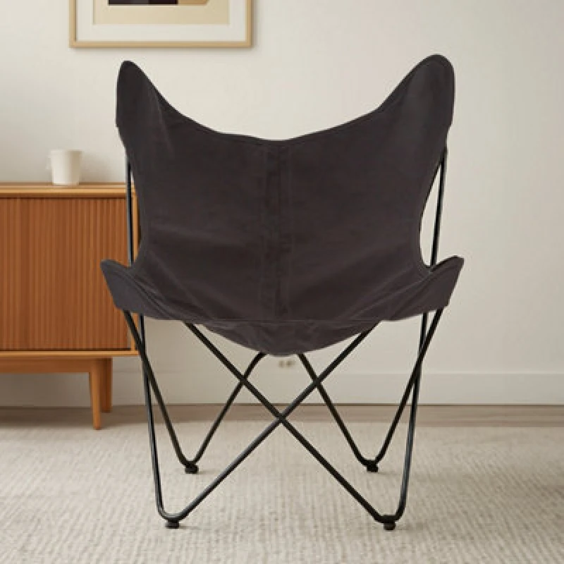 Image of Premier Housewares Papillon Butterfly Chair Black