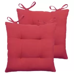 Image of Cuba Twin Pack Seat Pads Red