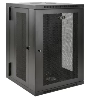 image of 18U Wall Mount Rack Cabinet with Hinge