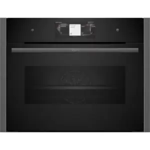 image of NEFF N 90 C24FT53G0B Built In Compact Electric Single Oven - Graphite Grey - A+ Rated