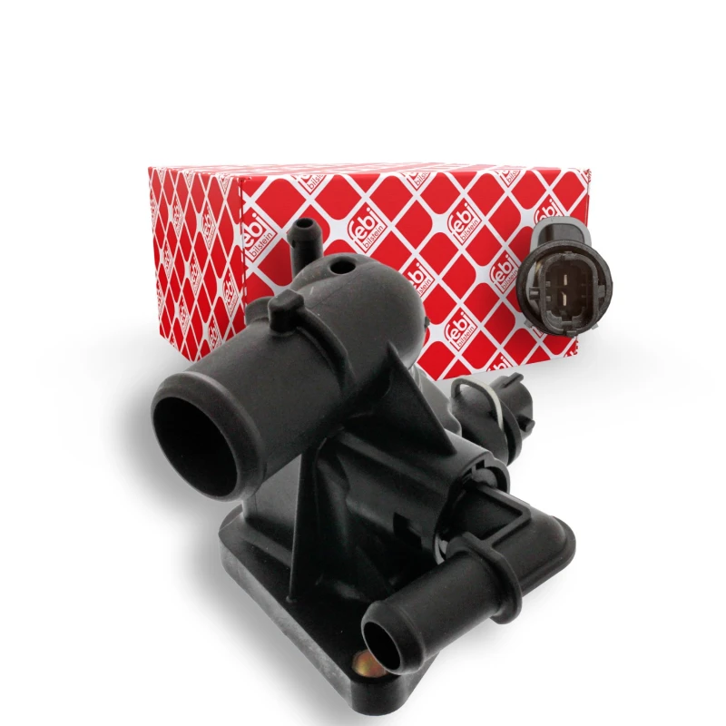 Image of FEBI BILSTEIN 40236 Thermostat Housing with gasket/seal, with Temperature Switch Thermostat Housing (1792)