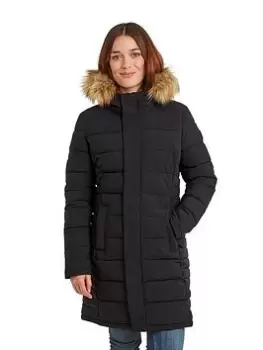 image of TOG24 Firbeck Polyfill Jacket, Black, Size 14, Women