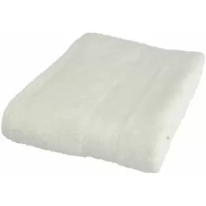 Image of HOMESCAPES Cream Luxury Bath Sheet 500 GSM 100% Egyptian Cotton, 95 x 150cm - Cream