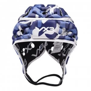 image of VX-3 Airflow Rugby Headguard - Blue Camo