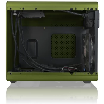 Image of Raijintek Metis Plus Aluminium Mini-ITX Case - Green Window