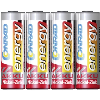 Image of Conrad Energy Rechargeable AA Battery (x4 ) NiZn 1.6V