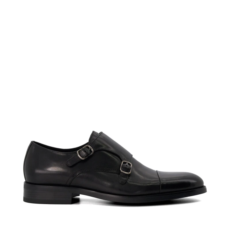 Image of Dune London Sullivan Monk Shoes - Black 7