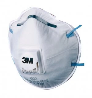 image of 3M Respirator P2 Valved 8822 Pk 10