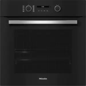 image of Miele H2766B Obsidian Black Built-In Electric Single Oven