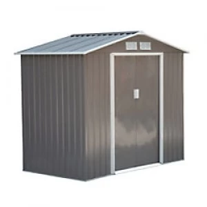 image of OutSunny Garden Shed Storage Grey Water proof Outdoors 1620 mm x 55mm x 480 mm