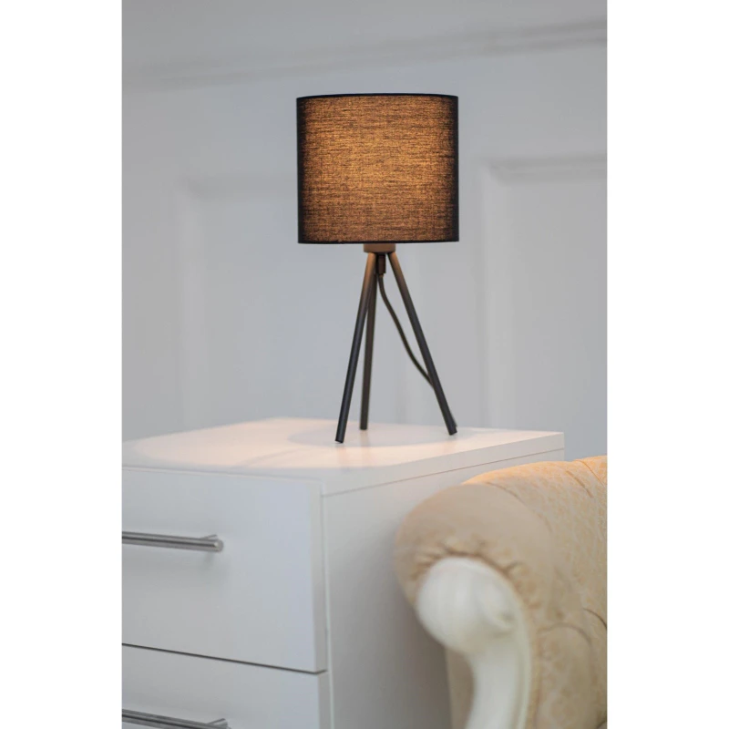 Image of K Living Small Tripod Table Lamp Black unisex One Size
