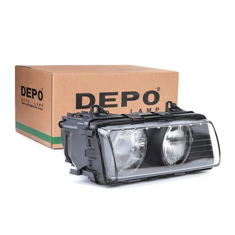 Image of JOHNS 20 07 10-4 Headlights H7, Right, without motor for headlamp levelling, FF Headlight (259)