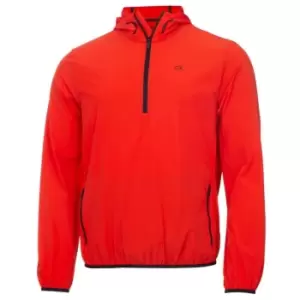 Image of Calvin Klein Golf Golf Windbreaker Zip Top - Orange