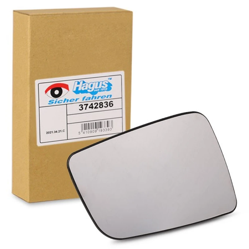 Image of VAN WEZEL Wing mirror glass VAN WEZEL 3742836