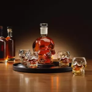 image of Skull Decanter with Glasses Set