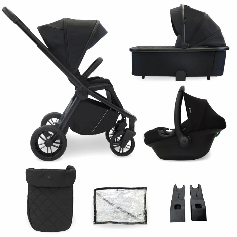 Image of My Babiie MB450 3-in-1 Travel System - Black WB6FY Unisex
