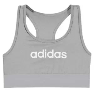 Image of adidas Linear Bra - Grey
