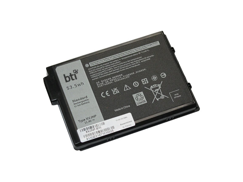 Image of BTI BTI Replacement 3-cell Battery for DELL LATITUDE 13 RUGGED 7330 EXTREME 14 RUGGED 5430 7330 RUGGED 5430 RUGGED XVJNP-BTI