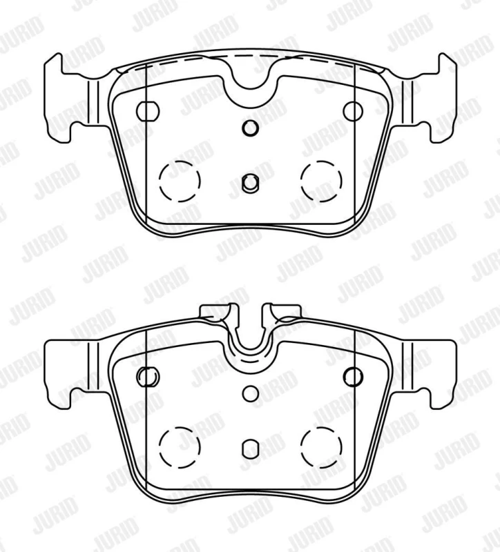 Image of Brake pad set JURID 573772J