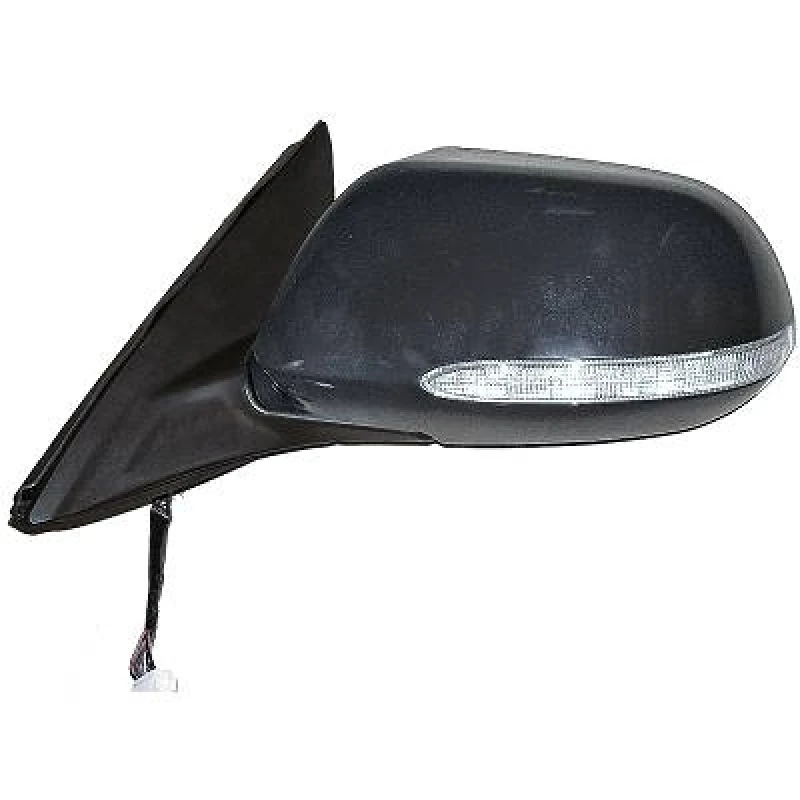 Image of DIEDERICHS 5218225 Wing mirror Left, black, Complete Mirror, Grained Outside Mirror (50)
