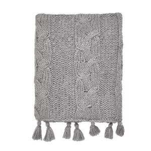Image of Helena Springfield Emeline & Kalina Throw Grey