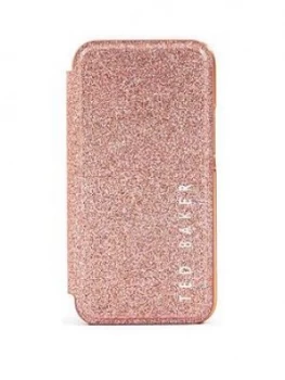 image of Ted Baker Glitter Folio Case For iPhone 12 Mini