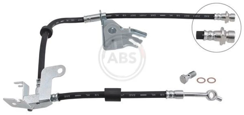 Image of A.B.S. Brake hose A.B.S. SL 6739