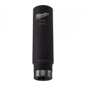 Image of Milwaukee SHOCKWAVE Deep 1/2' 12mm Impact Duty Hexagon Socket