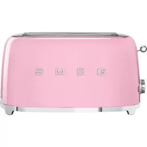 Image of SMEG 50s Retro TSF02PKUK 4 Slice Toaster