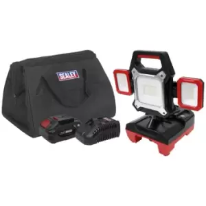 Image of Sealey CP20VWLKIT1 Cordless/Corded 20V 4Ah SV20 Work Light Kit SMD...