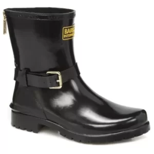 Image of Barbour International Womens Mugello Wellington Boots Black 7