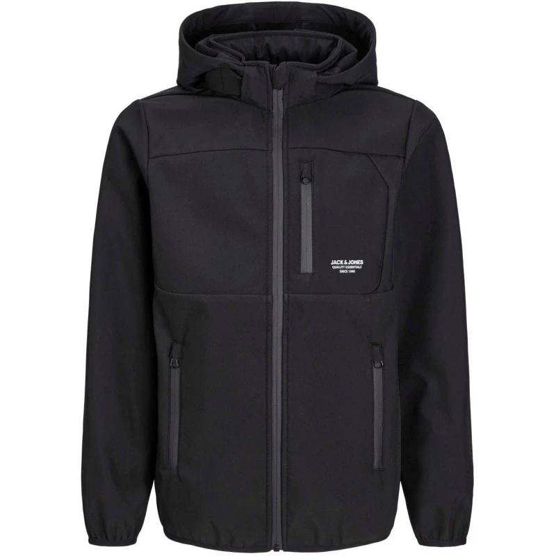 Image of Jack and Jones Theo Softshell Jacket Junior Black male 8 Years