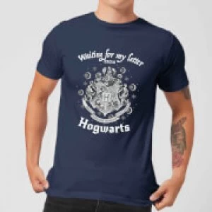 Image of Harry Potter Waiting For My Letter From Hogwarts Mens T-Shirt - Navy - XL