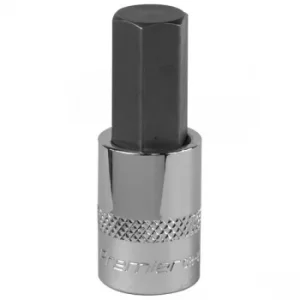 Image of Sealey SBH015 Hex Socket Bit 12mm 3/8"Sq Drive