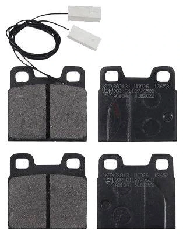 Image of A.B.S. 36013 Brake pad set with integrated wear sensor Brake Pad Set,disc brake (402)