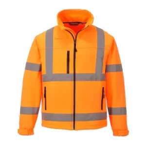 Image of Portwest S424 Hi Vis Softshell jacket Orange 3XL