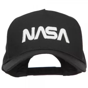 Image of NASA 3D Embroidered Suede Cap - Black