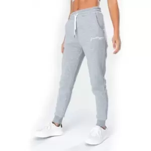 Hype Scribble Logo Womens Joggers - Grey